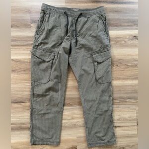 B.P. Checkered Cargo Pants Black White Green